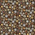 Timeless Treasures FUN CD4229  MULTI Packed Watches Vintage Steampunk 100% Cotton Remnant (20cm x 112cm TT Down The Rabbit Hole 1)