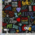 Timeless Treasures I Love My Dog Text Words Black Remnant (72cm x 112cm TT My Dog Black)