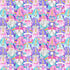 Timeless Treasures 100% Cotton Fabric Animal Packed Unicorn Gnomes Rainbow Childrens Multi-Coloured (TT Unicorn Gnomes 1)