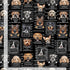 Timeless Treasures GAIL-CD3888 Black Novelty Dog Jail Mugshot Quilting Cotton Fabric (TT Dog's Rule 1)
