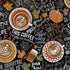 Timeless Treasures Coffee Hot Drink Pumpkin Autumn Coffee Beans Black (TT Pumpkin Spice)