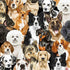 Timeless Treasures Packed Realistic Dog Breeds Animal Pets Multi-Coloured (TT Realistic Dogs)
