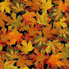 Timeless Treasures HARVEST CM1289 BLACK – Metallic Autumn Leaves Cotton 100% Cotton Fabric | Quilting, Dressmaking & Craft Fabric (TT Thankful 1)
