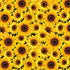 Timeless Treasures 100% Cotton Fabric Packed Metallic Sunflowers Flowers Autumn Nature Yellow (TT Fall Is In The Air 2)