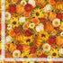 Timeless Treasures HARVEST CM4134 AUTUMN Harvest Floral & Pumpkin 100% Metallic Cotton Fabric | Quilting, Dressmaking & Craft Fabric (TT Give Thanks 2)