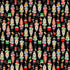 Timeless Treasures Nutcrackers Soldier Baubles Decorations Holly Presents Black Remnant (34cm x 112cm TT Christmas Memories 3)
