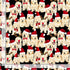 Timeless Treasures Cute Labrador Puppies Dog Christmas Santa Hat Black (TT Holiday Favourites 1)