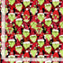 Timeless Treasures Christmas Hats Green Packed Gnomes Grinch Themed Gonks Black Remnant (50cm x 112cm TT Holiday Favourites 5)