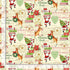 Timeless Treasures Christmas Trees Presents Music Notes Reindeer Santa Animal Cream (TT Holiday Favourites 6)