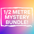 Mixed HALF METRE 100% Cotton Bundle - 3 Metres Worth (Half Metre Bundle 3m)