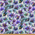 Hoffman Flourish Amethyst Purple Florals X5625-91 Amethyst Metallic 100% Cotton Remnant (26cm x 112cm Hoff Flourish 3)