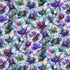 Hoffman Flourish Amethyst Purple Florals X5625-91 Amethyst Metallic 100% Cotton Remnant (26cm x 112cm Hoff Flourish 3)