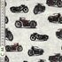 Nutex Motorcycle Hobby Bike Retro Transport Vintage Map Light Grey (Live To Ride 1)