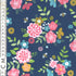 Nutex Pretty Florals Flowers Bouquet Bees Nature Navy (Wildflower Honey 1)