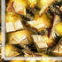 Timeless Treasures Magic Flying Spell Books Gold Remnant (32cm x 112cm TT Mystic Library 2)
