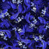 Timeless Treasures Metallic Butterfly Koi Fish Blue (TT Moonlight 6)
