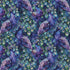 Quirky Cottons Animal Wildlife Elegant Bird Peafowl Peahen Feathers Eyes Purple (QC Purple Peacocks- METRE PIECE)