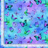 Timeless Treasures MEADOW-CD3955 MULTI Dreamy Butterflies 100% Cotton Fabric Remnant (36cm x 112cm TT Meadow Bloom 5)
