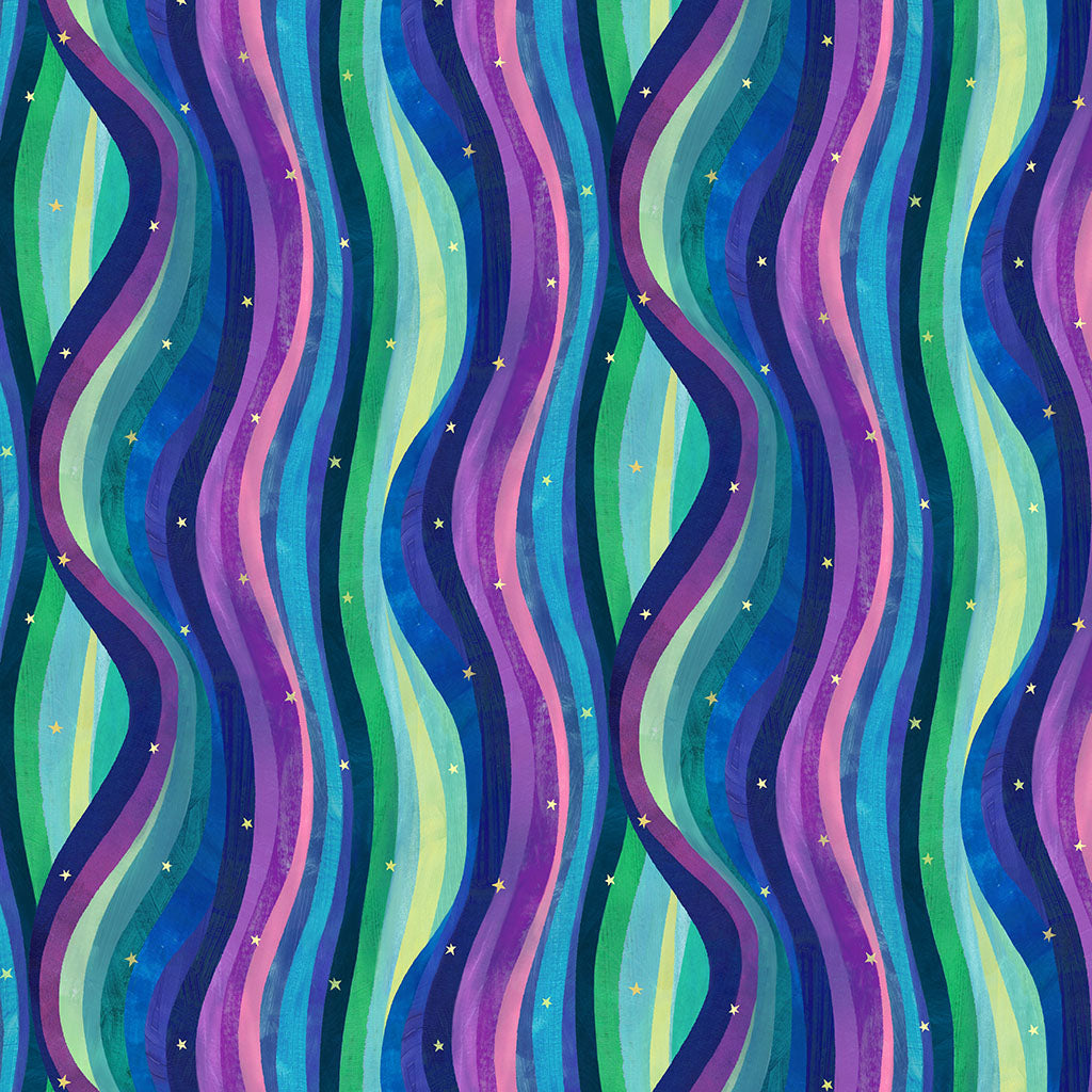 Michael Miller Alaska The Last Frontier Northern Lights Multi Cotton Fabric DDC12541 – Aurora Quilting & Craft Material (MM Alaska The Last Frontier)