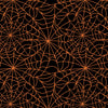 P & B Textiles MMAS 6264 KO Midnight Masquerade Black & Orange Spiderweb Halloween Quilting 100% Cotton Fabric for Sewing & Crafts (PB Midnight Masquerade 4)