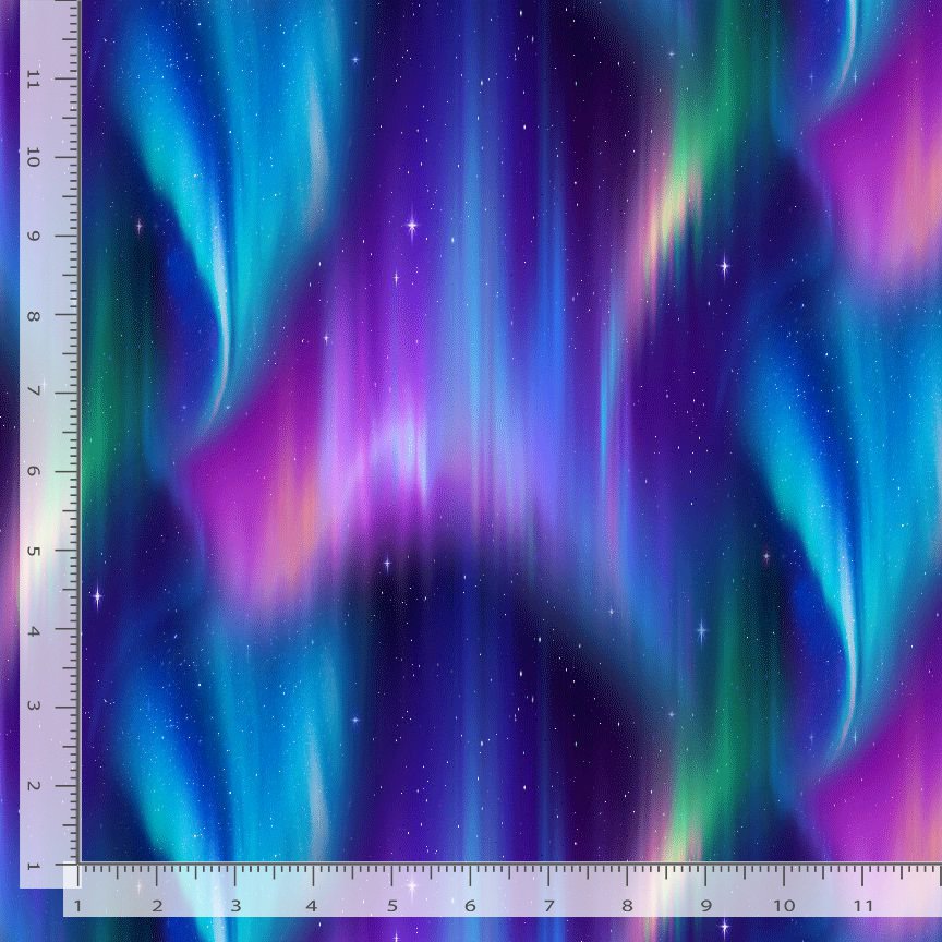 Timeless Treasures NATURE CD4097 AURORA – Northern Lights Skyview 100% Cotton Fabric | Quilting, Dressmaking & Craft Fabric (TT Northern Lights Skyview)
