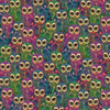 Timeless Treasures NATURE CD4221 OWL – Packed Cloisonné Owl 100% Cotton Fabric | Quilting, Dressmaking & Craft Fabric (FAT QUARTER - TT Wit & Wisdom 2)