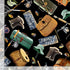 Timeless Treasures NATURE CD6403 BLACK Fishing Gear & Accessories 100% Cotton Fabric | Quilting, Dressmaking & Craft Fabric (TT Fishing Gear 1)