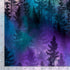 Timeless Treasures Trees Aurora Forest Purple Nature Multi-Coloured (TT Winter Light)