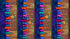 Timeless Treasures 100% Cotton Fabric Bright Animal Pet Flowers Stargazing 11" Stripe Multi-Coloured Remnant (31cm x 112cm TT Cats On The Fence)