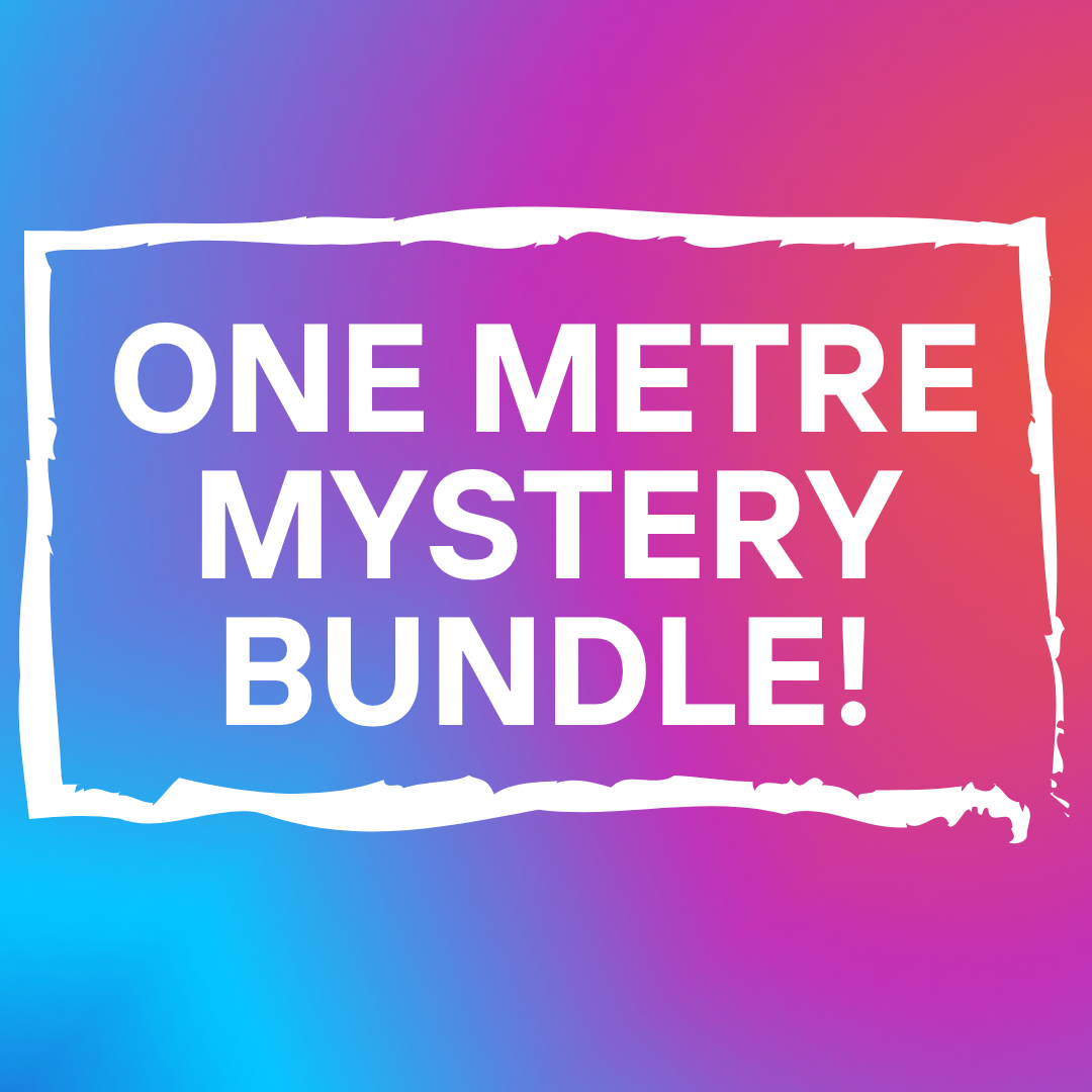 Mixed ONE METRE PIECES 100% Cotton Bundle - 4 Metres Worth (One Metre Bundle 4m)