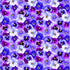 Timeless Treasures Small Packed Pansy Floral Flowers Nature Blue Purple (TT Pansy Perfection 3)