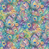 Timeless Treasures PLUME-CD3964 Dream Fantasy Plumes & Floral Quilting Cotton Remnant (42cm x 112cm TT Wild Beauty 3)