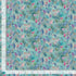 Timeless Treasures PLUME-CD3967 Blue Green Leaves Quilting Cotton Fabric (TT Wild Beauty 5)