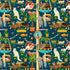 Timeless Treasures ROSIE CD4127 NAVY 100% Cotton Cat Fabric Remnant (44cm x 112cm TT Feline Fanatic 1)
