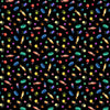 Timeless Treasures ROSIE CD4152 BLACK Cat Fabric – Cat Toys & Paws Novelty 100% Cotton | Quilting & Craft Fabric (FAT QUARTER - TT Feline Fanatic 4)
