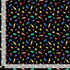 Timeless Treasures ROSIE CD4152 BLACK Cat Toys & Paws Novelty 100% Cotton Remnant (36cm x 112cm TT Feline Fanatic 4)