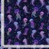 Timeless Treasures Bioluminescent Jellyfish Midnight Remnant (34cm x 112cm TT Electric Ocean 1)