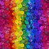 Timeless Treasures Rainbow Button Sewing Wave Stripe Multi-Coloured Remnant (31cm x 112cm TT Sewing Room 3)