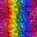 Timeless Treasures Rainbow Button Sewing Wave Stripe Multi-Coloured Remnant (31cm x 112cm TT Sewing Room 3)