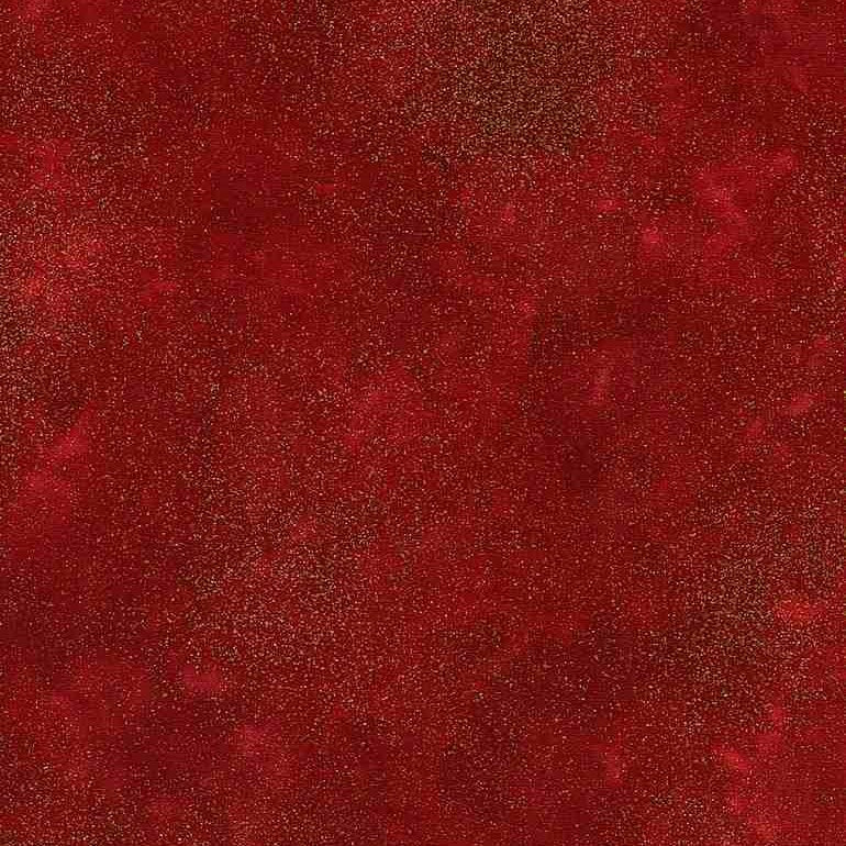 Timeless Treasures Shimmer Metallic Plain Sparkle Red (TT Christmas Magic 2)