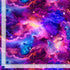 Timeless Treasures Galaxy Starburst Space Blue Purple Pink (TT Spaced Out 2)