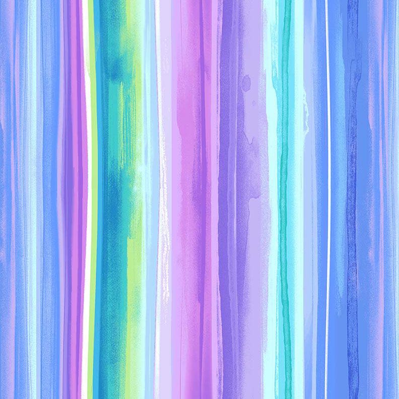 Timeless Treasures STRIPE CD4249 MULTI – Hydrangea Dream Watercolour Stripe Cotton Fabric 100% Cotton Fabric | Quilting, Dressmaking & Craft Fabric (TT Hydrangea Dream 6)