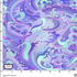 Michael Miller DDC12608-CROC-D Rolling Waves Purple Pattern 100% Cotton Fabric for Sewing & Crafts (MM Divine Oceania 1)