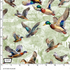 Michael Miller DCX12458-SAGE-D Autumn Flight Ducks 100% Cotton Fabric for Sewing & Crafts (MM Autumn Lake 1)