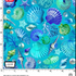 Michael Miller DDC12613-TURQ-D Pearls & Seashells 100% Cotton Fabric for Sewing & Crafts (MM Divine Oceania 7)