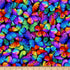 Timeless Treasures Packed Multi Bright Butterflies Multi-Coloured Remnant (43cm x 112cm TT Butterfly Magic 2)