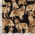 Timeless Treasures Dog Golden Retriever Animal Black (TT Golden Retriever)