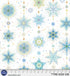 P & B Textiles TTRE 6305 WB Turnowsky Treasures Festive Holiday Twinkle Stars White Christmas Quilting 100% Cotton Fabric for Sewing & Crafts (PB Turnowsky Treasures 3)