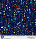 P & B Textiles TTRE 6310 N Turnowsky Treasures Festive Holiday Hanging Baubles Decorations Blue Christmas Quilting 100% Cotton Fabric for Sewing & Crafts (PB Turnowsky Treasures 7)