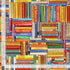 Timeless Treasures Sewing Library Books Multi-Coloured Remnant (20cm x 112cm TT Sew Strong 1)